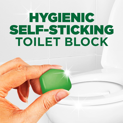 Harpic Hygienic & Fresh Sticker Toilet Block Pine 4x12g