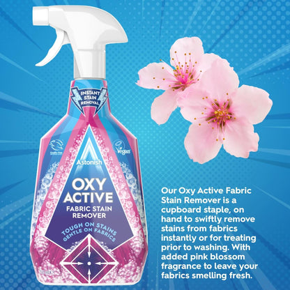 Astonish Oxy Active Fabric Stain Remover Flekkfjernerspray 750ml