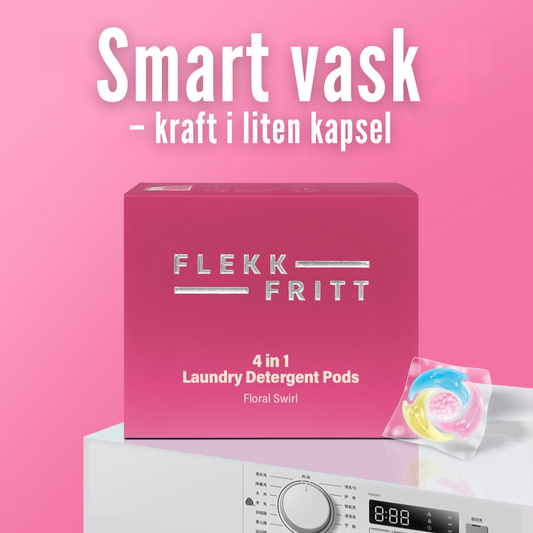 Flekkfritt 4 i 1 Vaskemiddel Pods Floral Swirl 40 stk