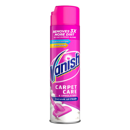 Vanish Carpet Care & Upholstery Vacuum Up Foam 600ml