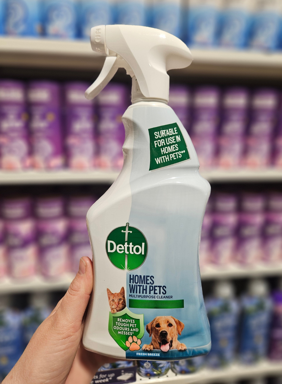 Dettol Homes With Pets Cleaning Spray 750ml