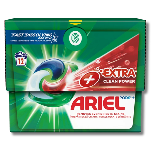 Ariel Pods+ Extra Clean Power 12 vask