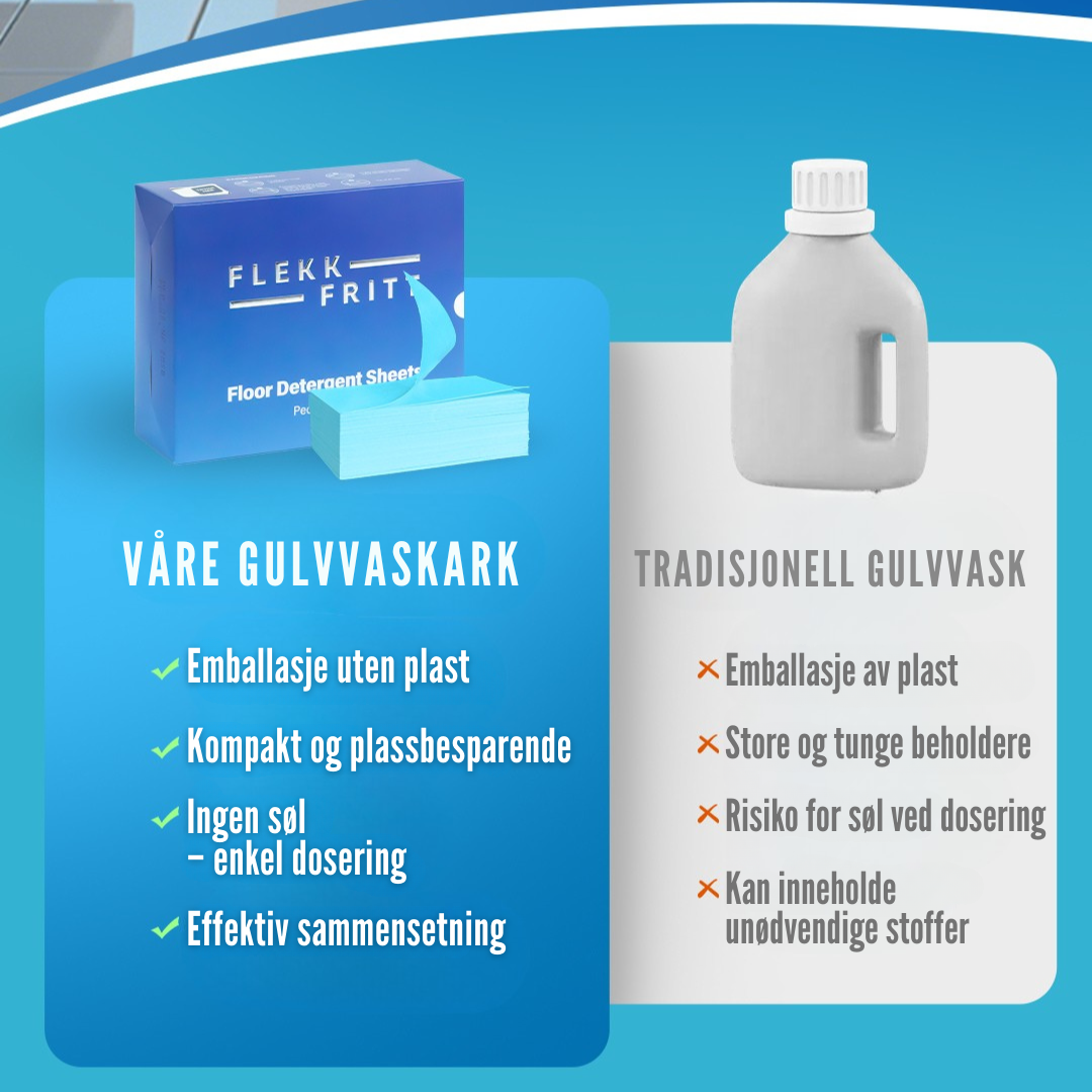 Flekkfritt Gulvvaskeark Peony Fresh 50 ark 100vask