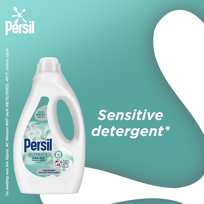 Persil Ultimate Non Bio Liquid Laundry Detergent Fresh & Mild 837ml 31w