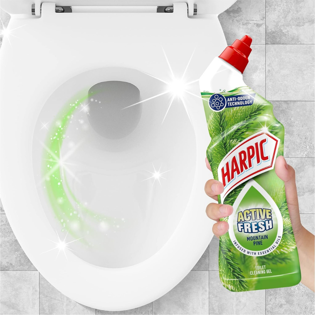 Harpic Active Fresh Mountain Pine Toilet Gel 750ml