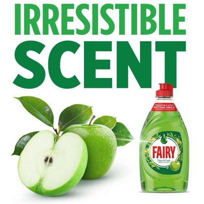Fairy Clean & Fresh Dishwashing Liquid Apple & Rhubarb 320ml