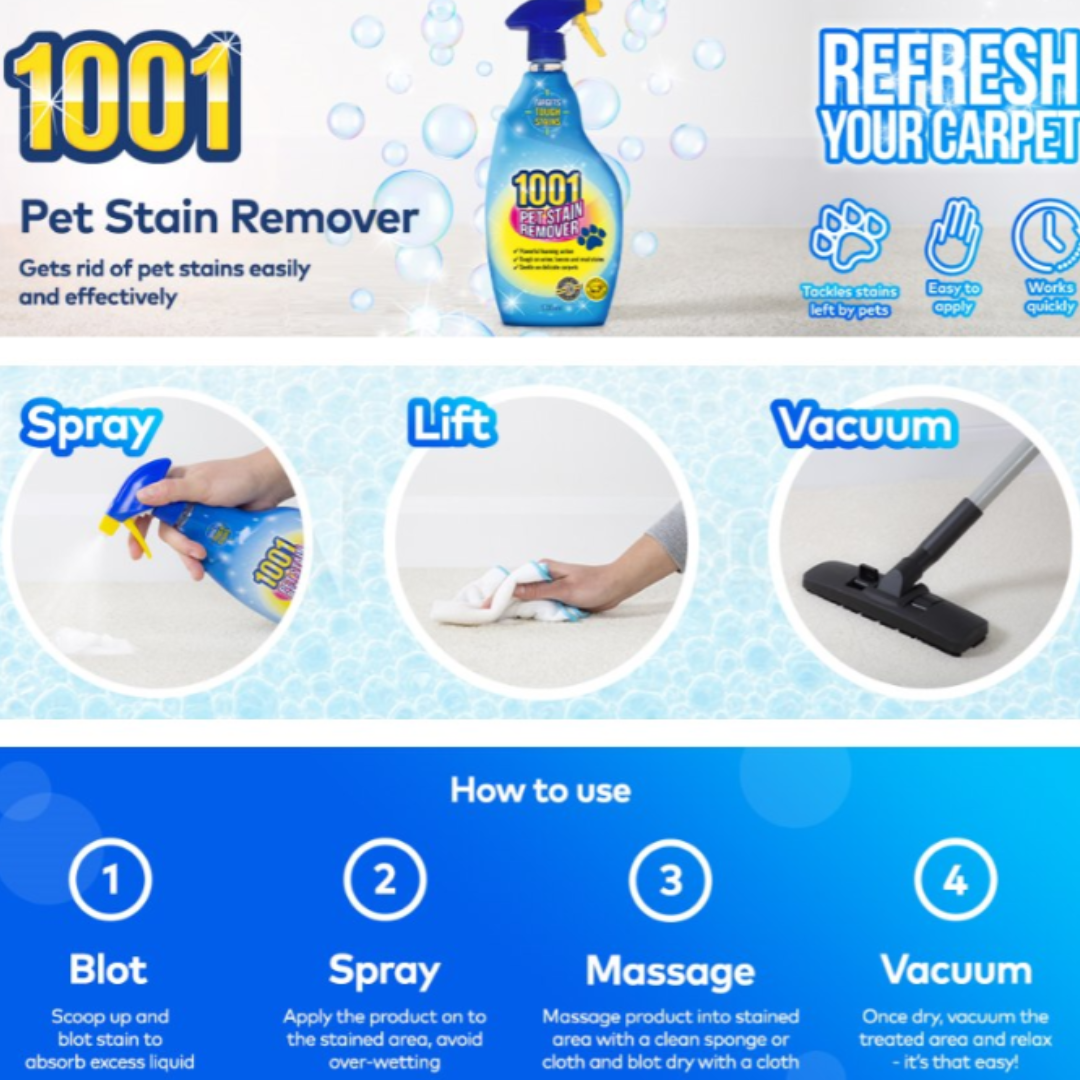 1001 Carpet Stain Remover 500ml