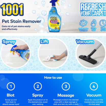 1001 Carpet Stain Remover 500ml