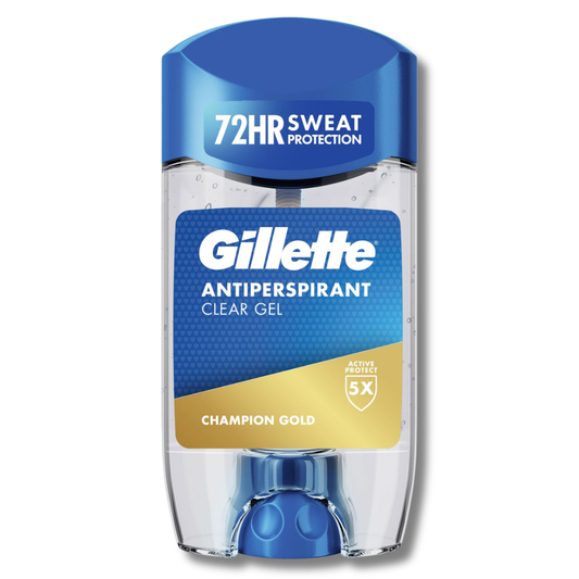 Gillette Antiperspirant Clear Gel Champion Gold 70ml