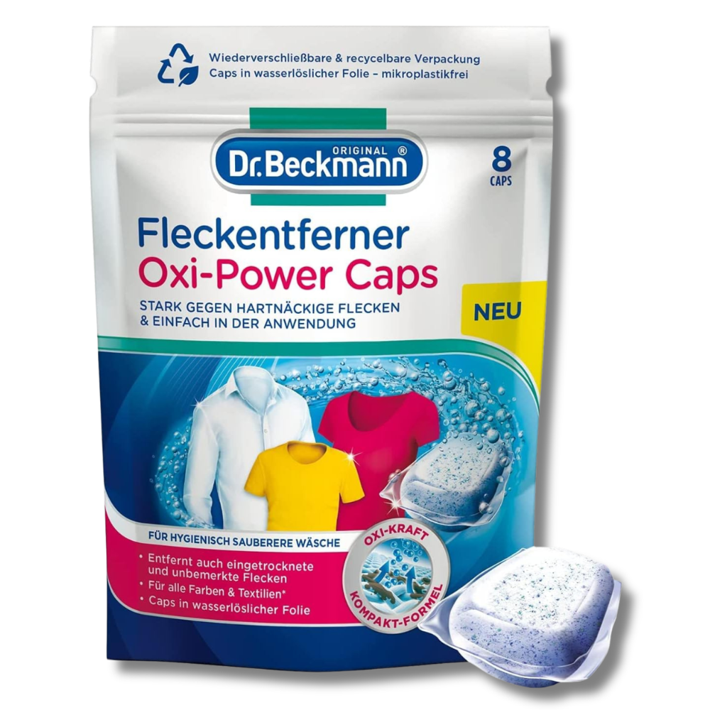 Dr. Beckmann Oxi-Power Caps Flekkfjerner 8 x 20g