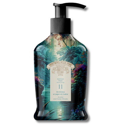 Compagnia delle Indie No.11 Orchid & Cedar Wood Flytende Håndsåpe 300ml