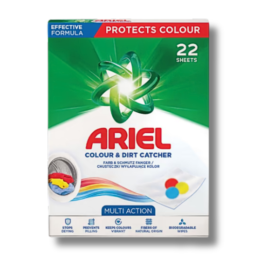Ariel Colour & Dirt Catcher Fargefangere 22 stk