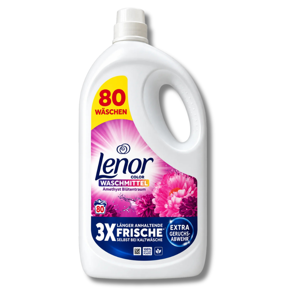 Lenor Amethyst Blütentraum Color Flytende Vaskemiddel 3,6L 80w