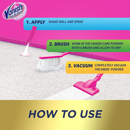 Vanish Carpet Care & Upholstery Vacuum Up Foam 600ml