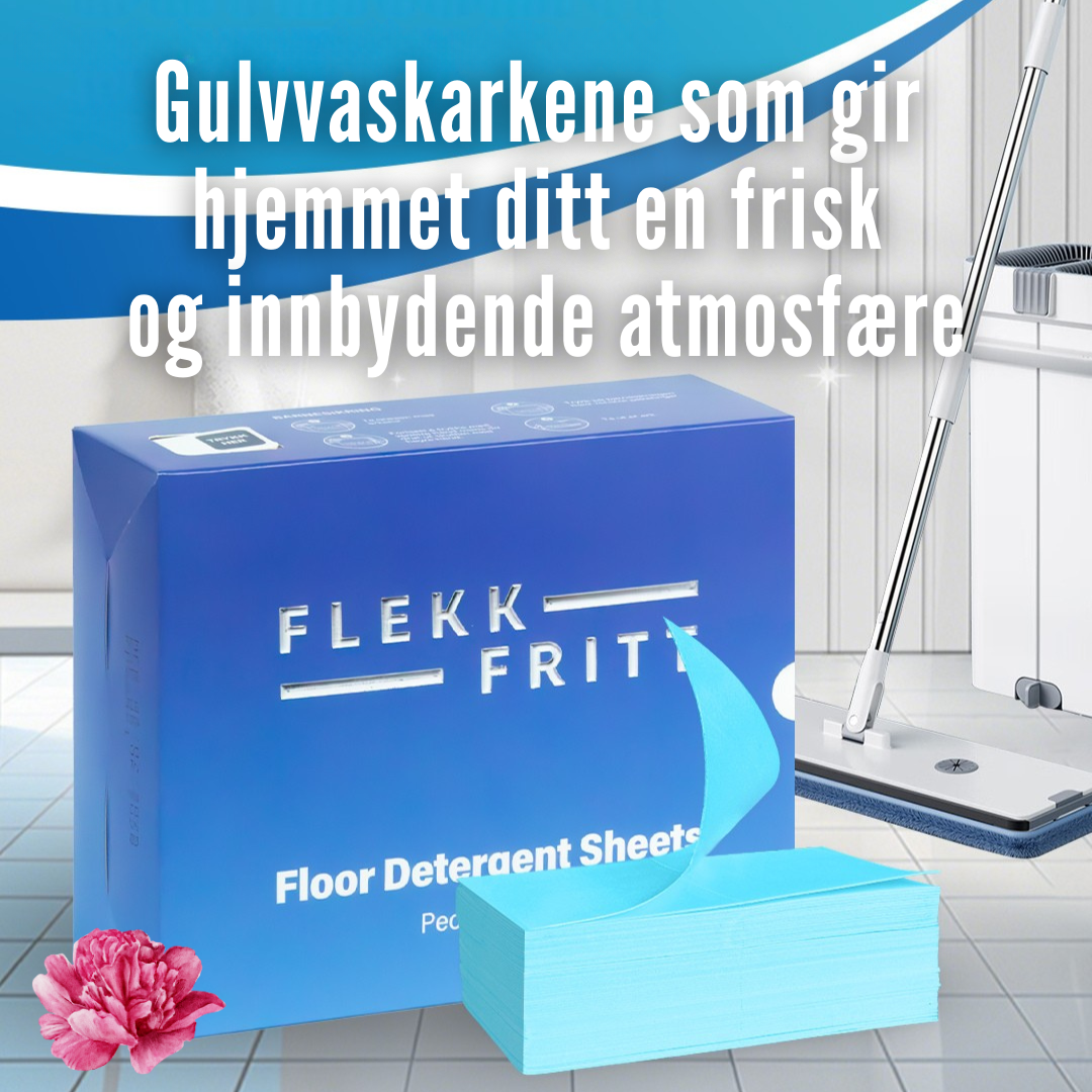 Flekkfritt Gulvvaskeark Peony Fresh 50 ark 100vask