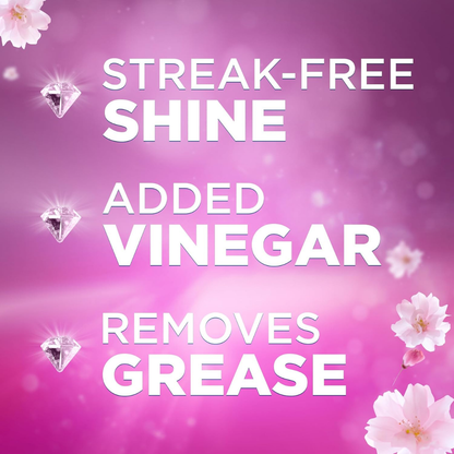 Windolene Diamond Shine Glass Cleaner Spray Pink Floral 750ml