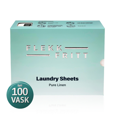 Flekkfritt Tøyvaskeark - Pure Linen 50 ark - opptil 100 vask