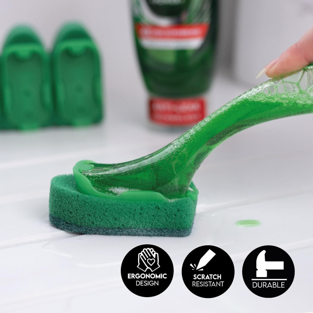 Fairy Max Power Soap Dispensing Dish Brush + 6 Refills