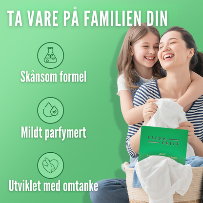 Flekkfritt 3 i 1 Vaskemiddel Pods Triflora 40 stk