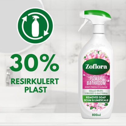Zoflora Power Bathroom Spray Sweet Freesia & Jasmine 800ml