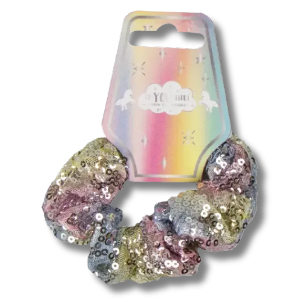 BE-YOU-TIFUL Rainbow Hårstrikk med Paljetter Div.Typer