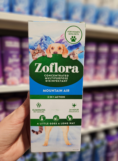 Zoflora Multi Purpose Cleaner Pet Fresh Mountain Air 500ml