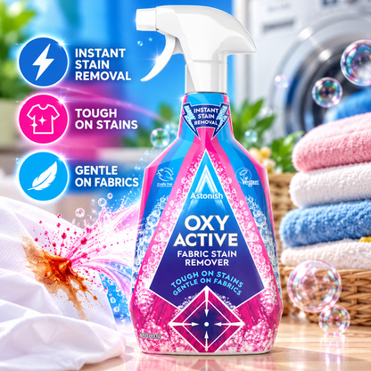 Astonish Oxy Active Fabric Stain Remover Flekkfjernerspray 750ml
