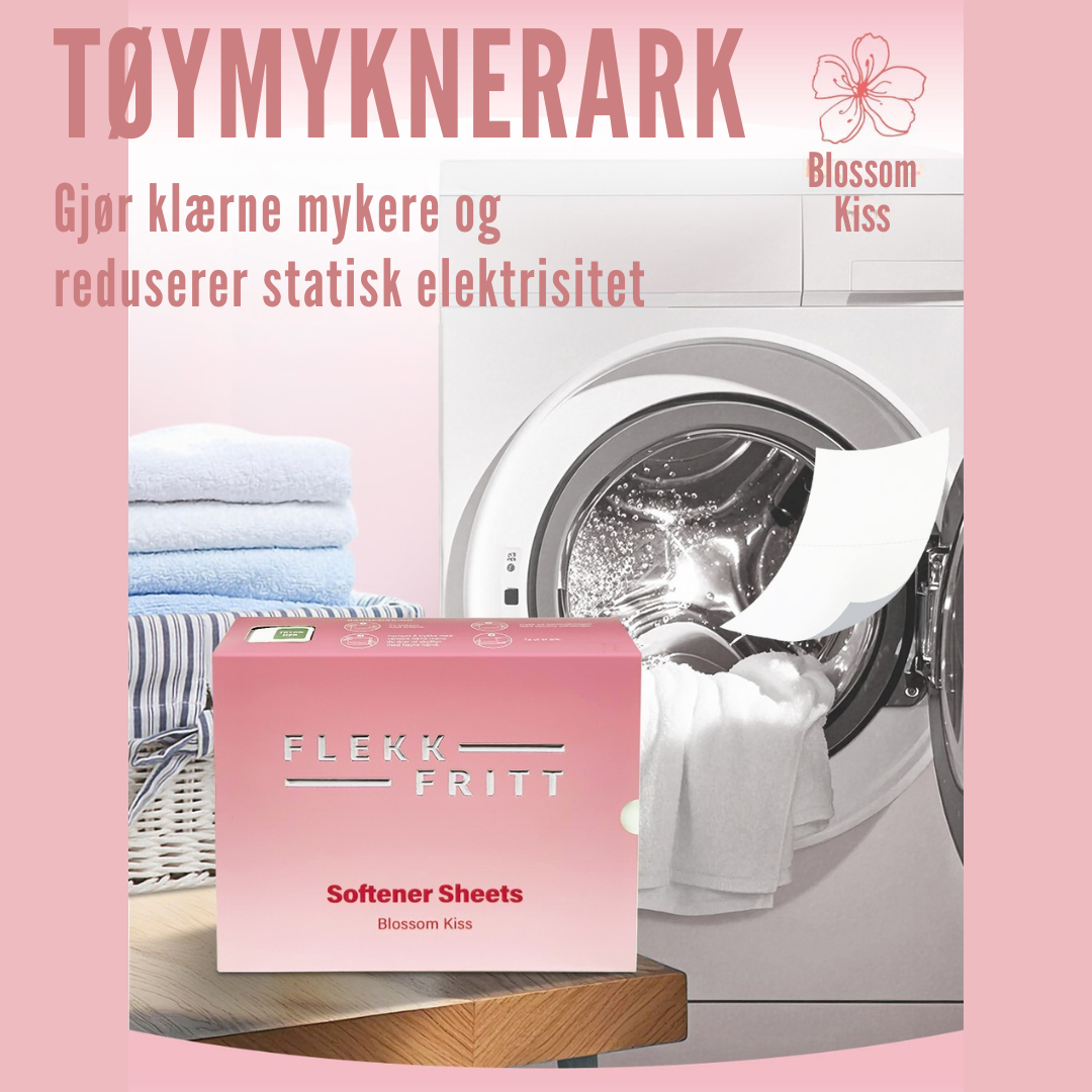 Flekkfritt Tøymyknerark Blossom Kiss 50 stk <100 vask