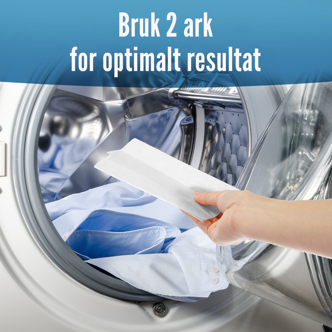 Flekkfritt Tørketrommelark Aqua Breeze 40 stk