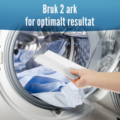 Flekkfritt Tørketrommelark Aqua Breeze 40 stk