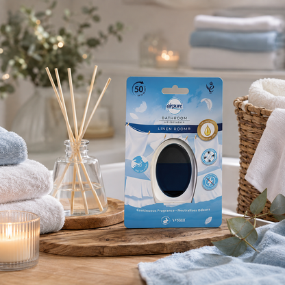 Airpure Bathroom Air Freshener Linen Room 8ml
