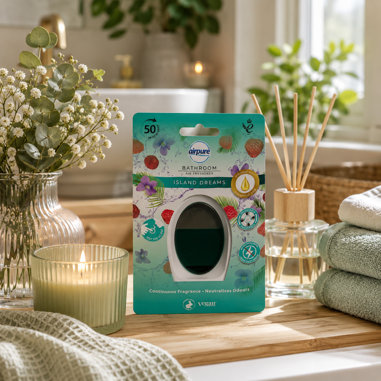 Airpure Bathroom Air Freshener Island Dreams 8ml
