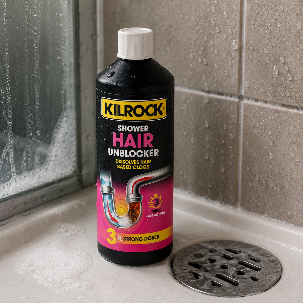 Kilrock Shower Hair Unblocker 1L