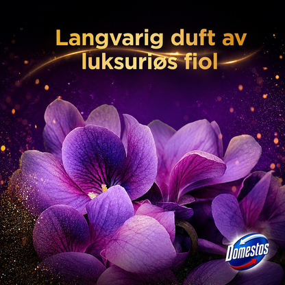 Domestos Power 5 Toilet Rim Block Aroma Lux Hibiscus 2x50g