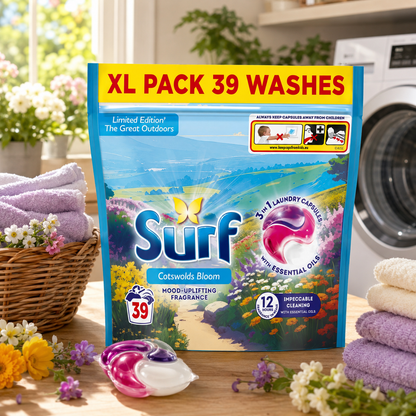Surf 3 in 1 Laundry Capsules Cotswolds Bloom 39 vask