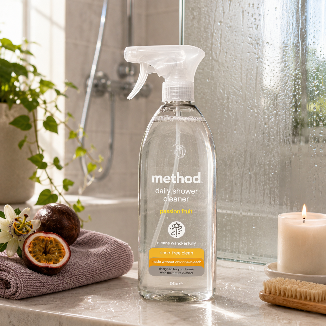 Method Daily Shower Cleaner Passion Fruit 828ml