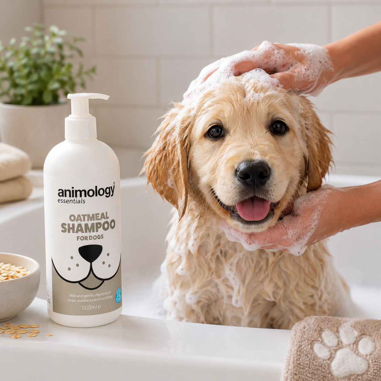 Animology Dog Essentials Shampoo Oatmeal 500ml