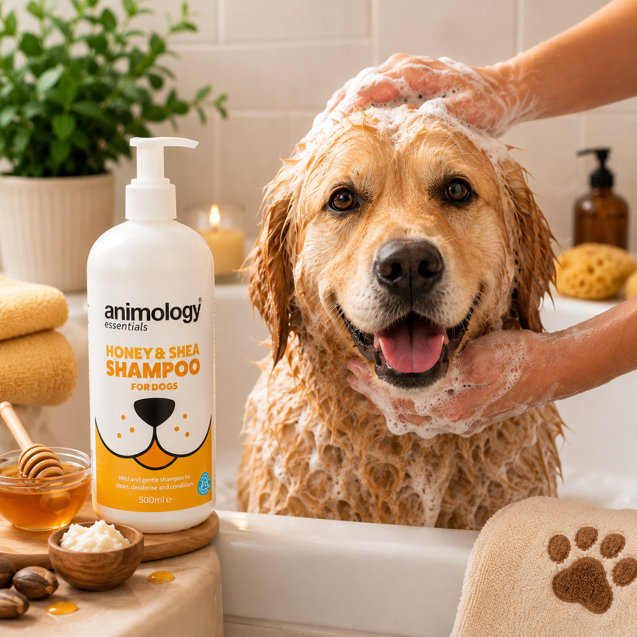 Animology Dog Essentials Shampoo Honey & Shea 500ml
