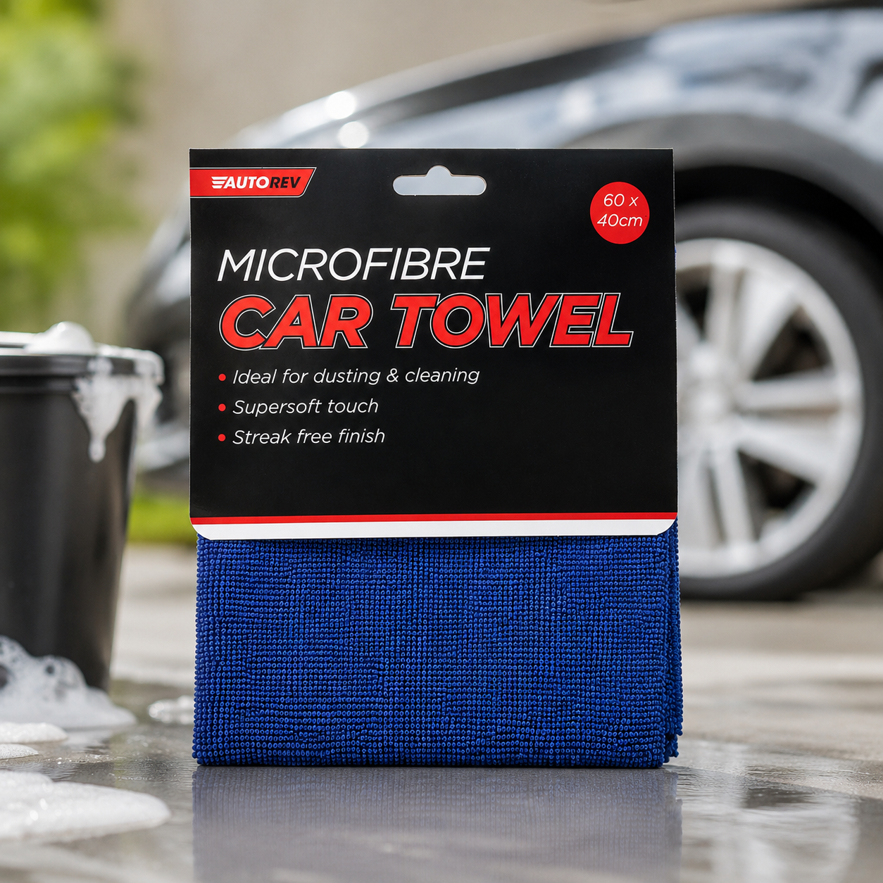 AutoRev Microfibre Car Towel 60x40cm