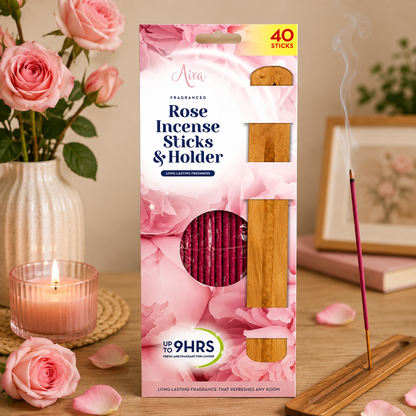 Aira Incense Sticks & Holder 40pk Div.Typer