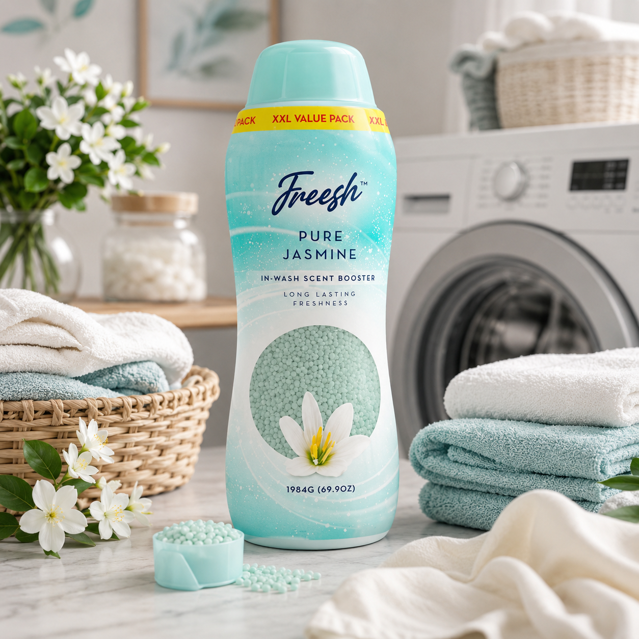 Freesh Laundry Scent Booster Pure Jasmine XXL 1984g
