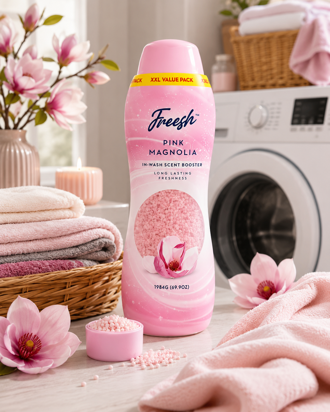 Freesh Laundry Scent Booster Pink Magnolia XXL 1984g
