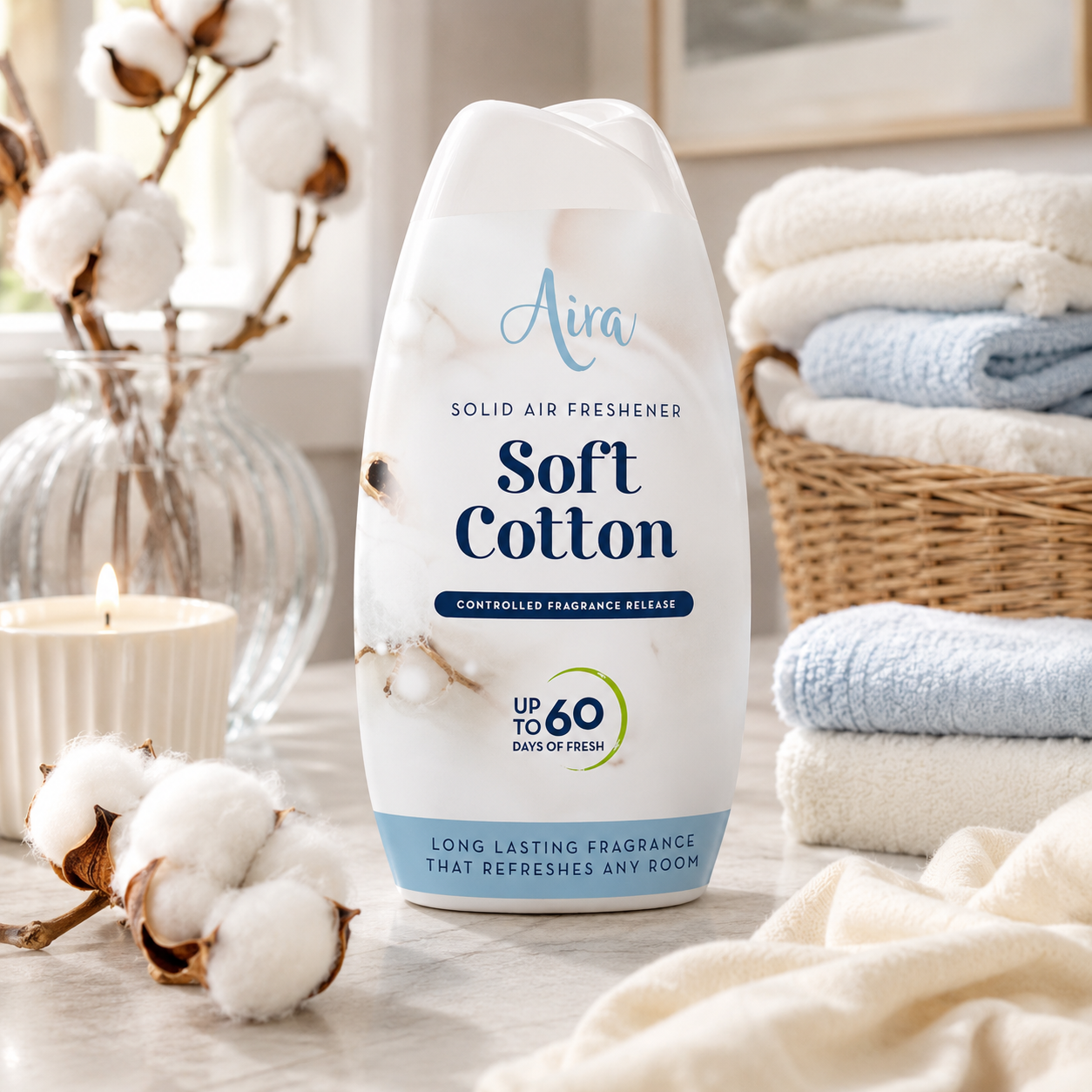 Aira Solid Air Freshener Soft Cotton