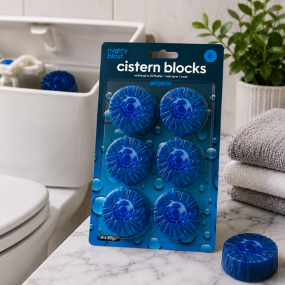 Mighty Blast Cistern Blocks 6pk