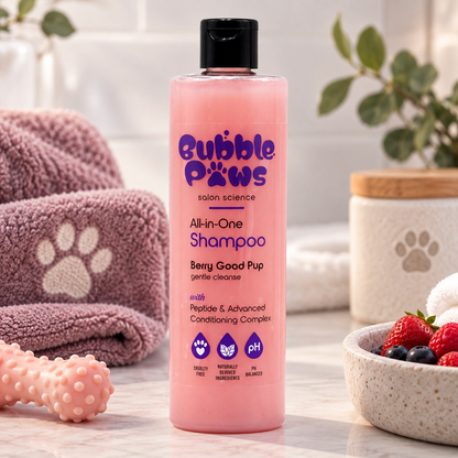 Bubble Paws All In One Shampoo Berry Good Pup 415ml