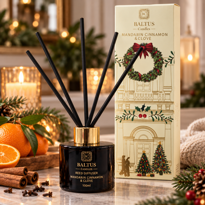 Baltus Reed Diffuser Mandarin, Cinnamon & Clove 100ml