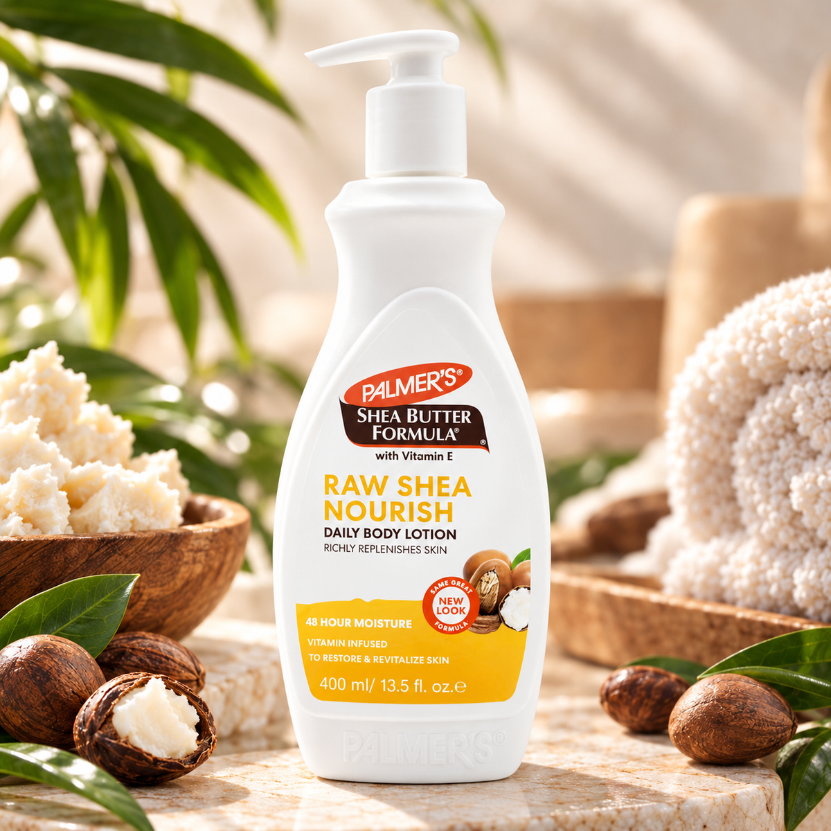 Palmer’s Shea Butter Formula Raw Shea Nourish Daily Body Lotion 400ml
