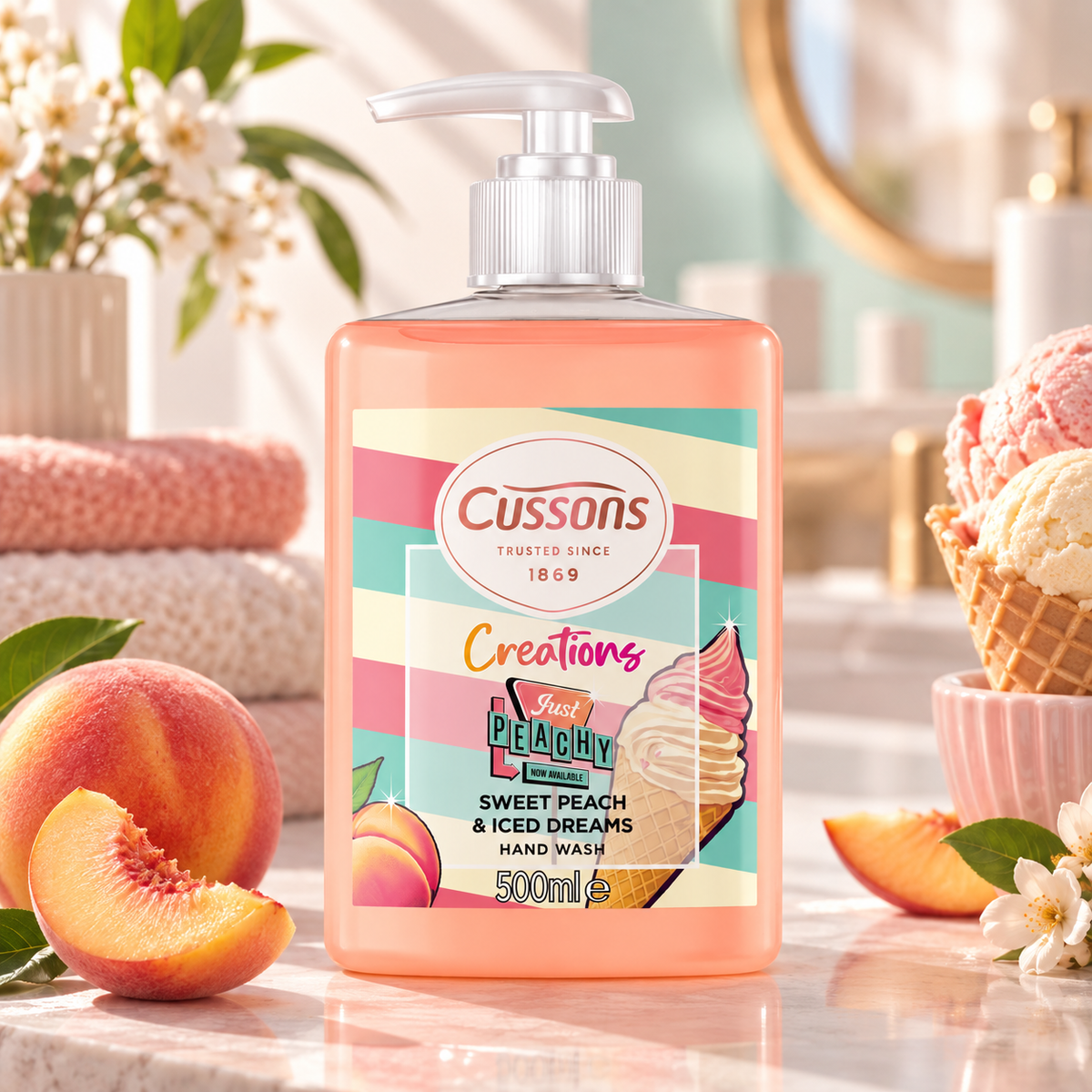 Cussons Creations Hand Wash Just Peacy 500ml