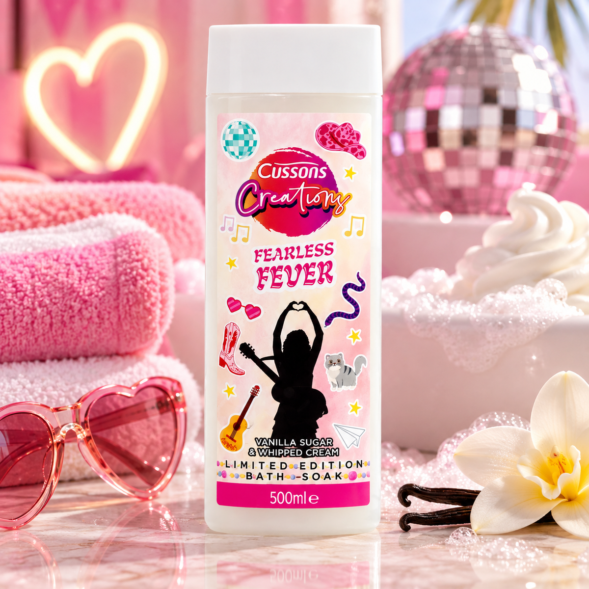 Cussons Creations Bath Soak Fearless Fever 500ml