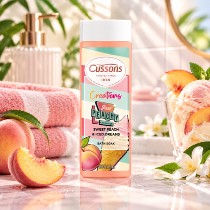 Cussons Creations Bath Soak Just Peachy 500ml